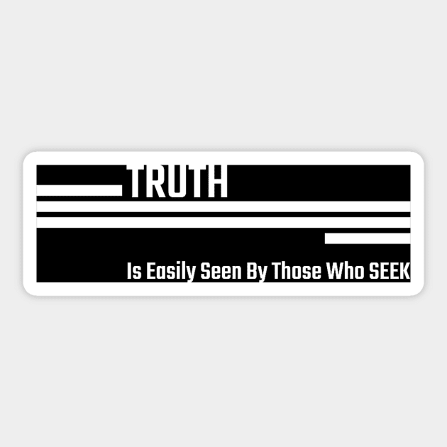 Truthseekers Sticker by Awake-Aware